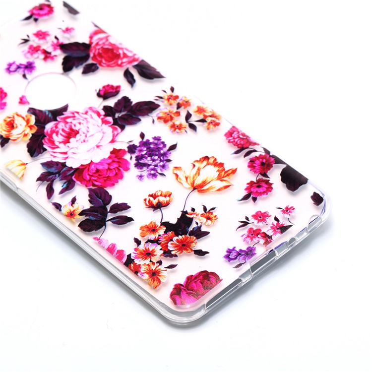 Pattern Printing TPU Phone Case for Xiaomi Redmi Note 5 Pro (Dual Camera) / Redmi Note 5 (China) - Vivid Flowers-3