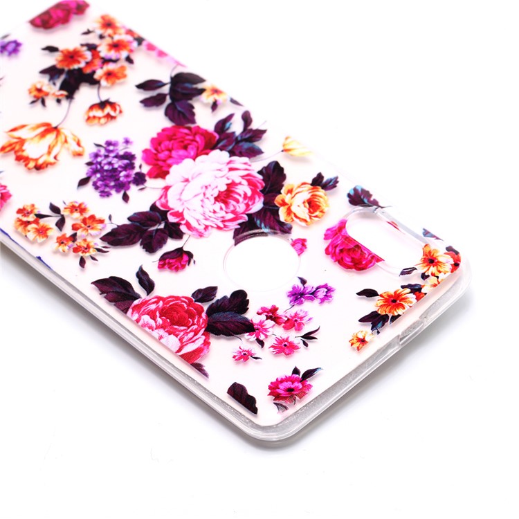 Pattern Printing TPU Phone Case for Xiaomi Redmi Note 5 Pro (Dual Camera) / Redmi Note 5 (China) - Vivid Flowers-4