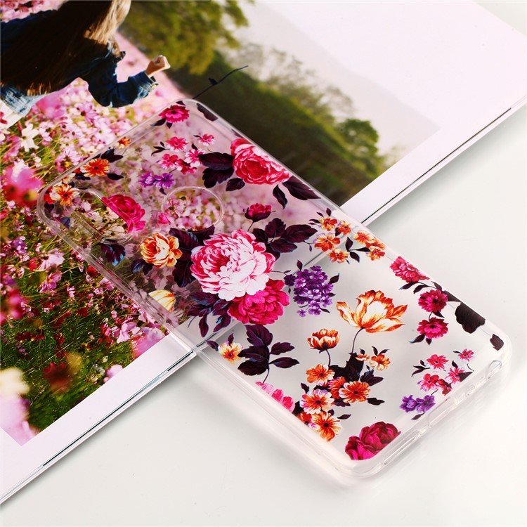 Pattern Printing TPU Phone Case for Xiaomi Redmi Note 5 Pro (Dual Camera) / Redmi Note 5 (China) - Vivid Flowers-5