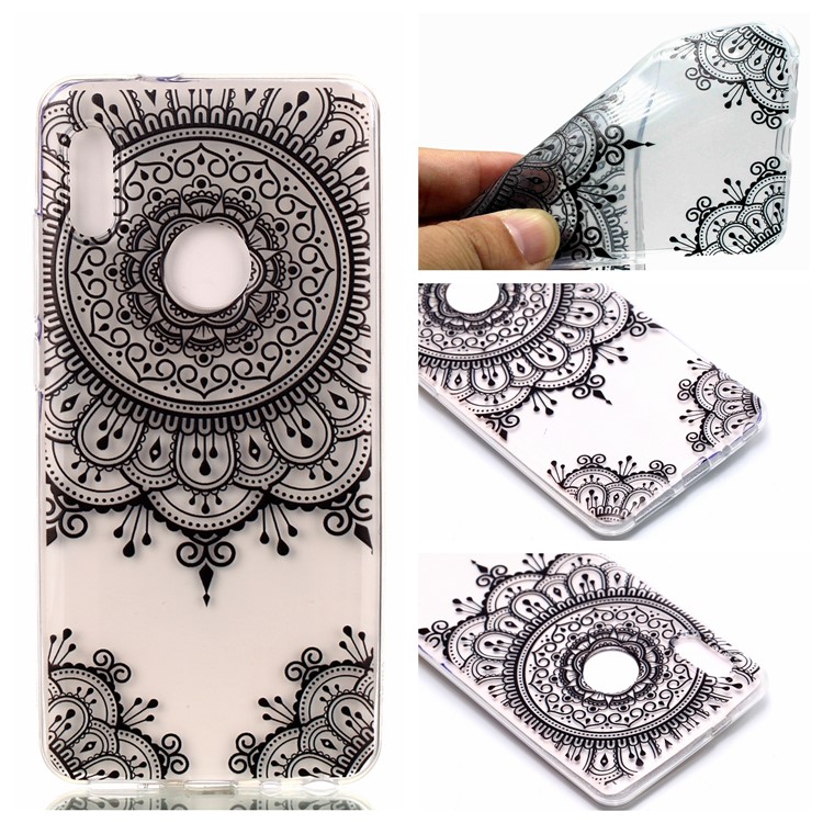 Pattern Printing TPU Gel Case for Xiaomi Redmi Note 5 Pro (Dual Camera) / Redmi Note 5 (China) - Mandala Flowers-1