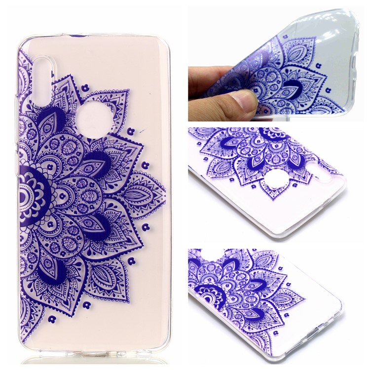 Pattern Printing TPU Cell Phone Case for Xiaomi Redmi Note 5 Pro (Dual Camera) / Redmi Note 5 (China) - Henna Flower-1