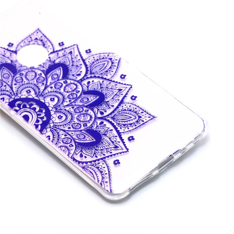 Pattern Printing TPU Cell Phone Case for Xiaomi Redmi Note 5 Pro (Dual Camera) / Redmi Note 5 (China) - Henna Flower-3
