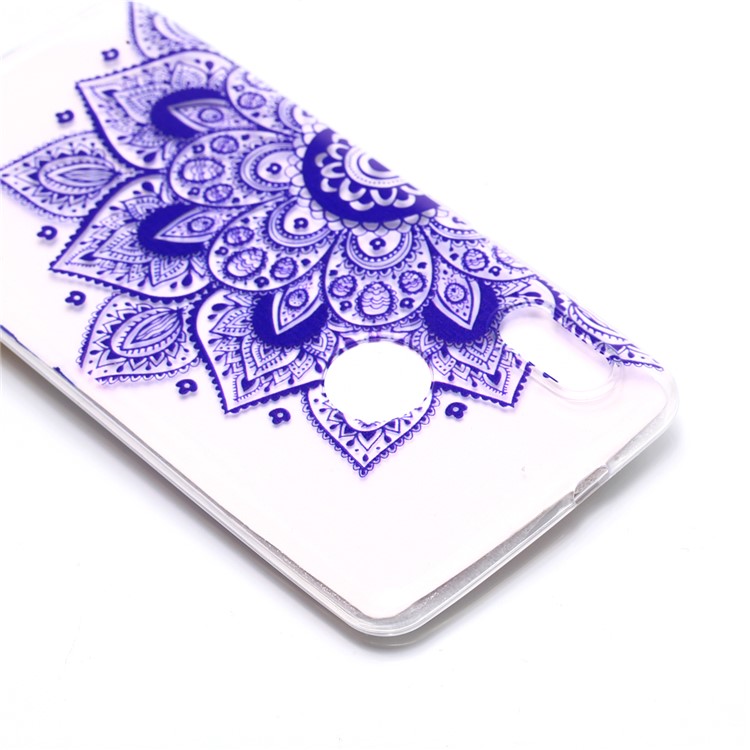 Pattern Printing TPU Cell Phone Case for Xiaomi Redmi Note 5 Pro (Dual Camera) / Redmi Note 5 (China) - Henna Flower-4
