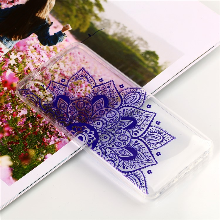 Pattern Printing TPU Cell Phone Case for Xiaomi Redmi Note 5 Pro (Dual Camera) / Redmi Note 5 (China) - Henna Flower-5