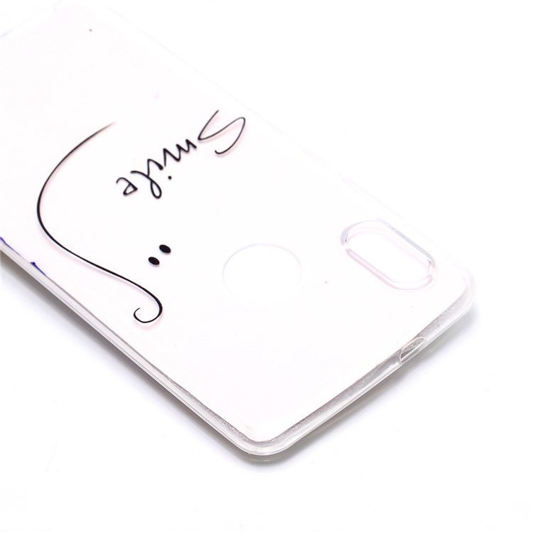 Pattern Printing TPU Mobile Phone Shell for Xiaomi Redmi Note 5 Pro (Dual Camera) / Redmi Note 5 (China) - Smile-4