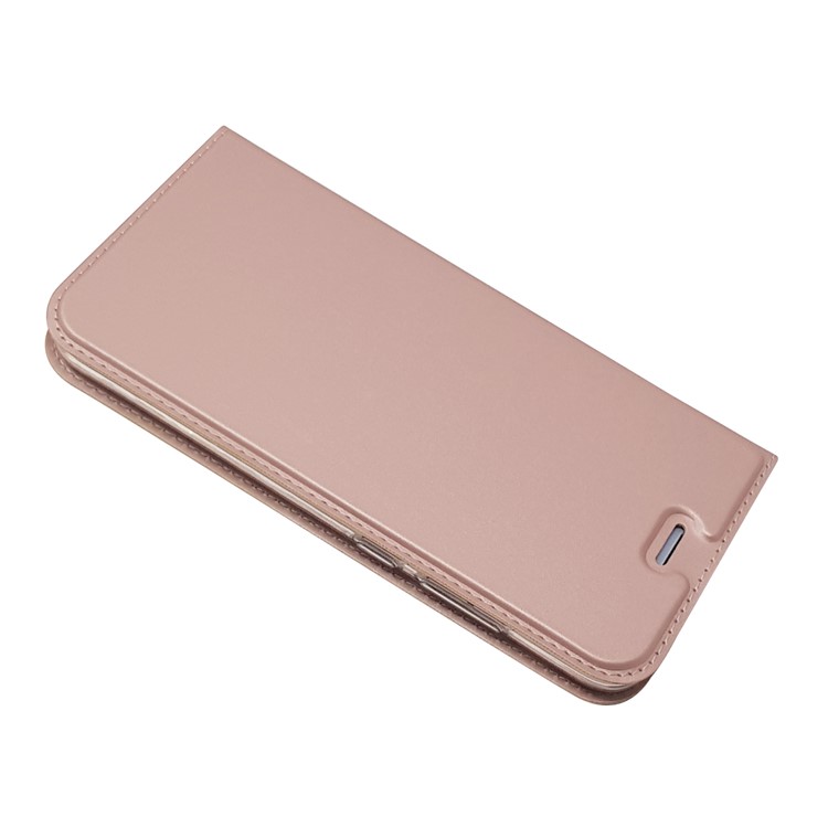 Auto-absorbed Magnetic Leather Card Holder Phone Case for Xiaomi Mi A1 / 5X - Rose Gold-5