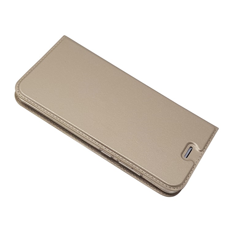 Auto-absorbed Magnetic Leather Card Slot Mobile Folio Cover for Xiaomi Mi A1 / 5X - Gold-4