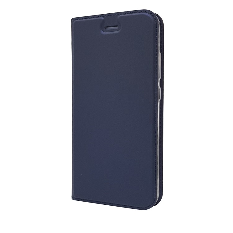 Auto-absorbed Magnetic Leather Protective Cover with Card Holder for Xiaomi Mi A1 / 5X - Dark Blue-8