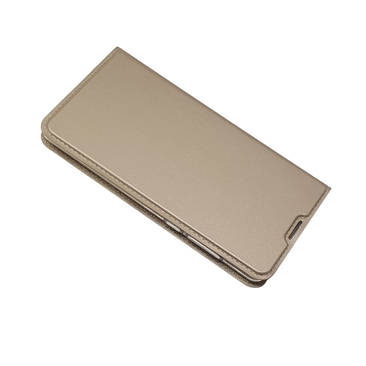 Magnetic Adsorption Leather Card Holder Shell Case for Xiaomi Mi Mix 2 - Gold-3
