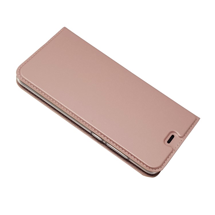 Magnetic Adsorption PU Leather Card Holder Case for Xiaomi Mi Note 3 - Rose Gold-3