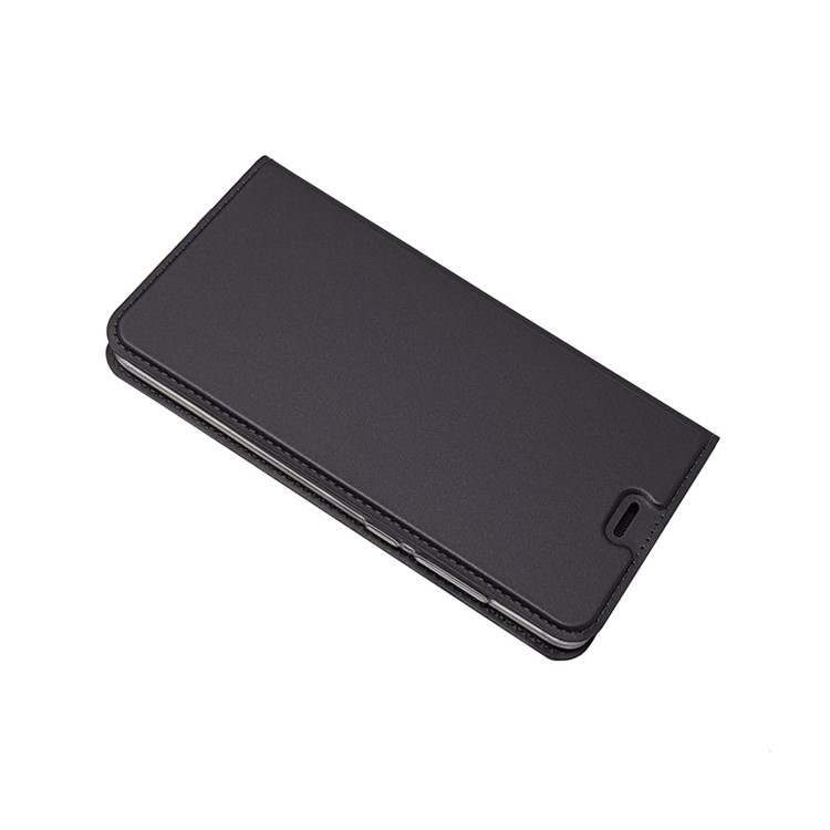 Magnetischer Adsorbierter Lederner Kartenhalterkasten Für Xiaomi Redmi Anmerkung 4 - Schwarz-3