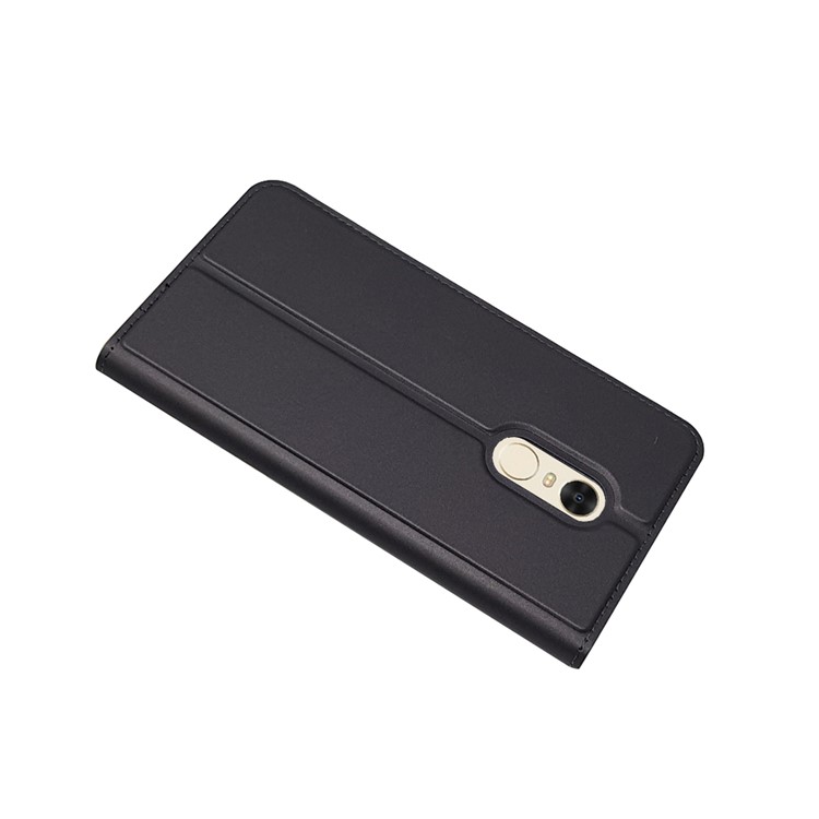 Magnetischer Adsorbierter Lederner Kartenhalterkasten Für Xiaomi Redmi Anmerkung 4 - Schwarz-4