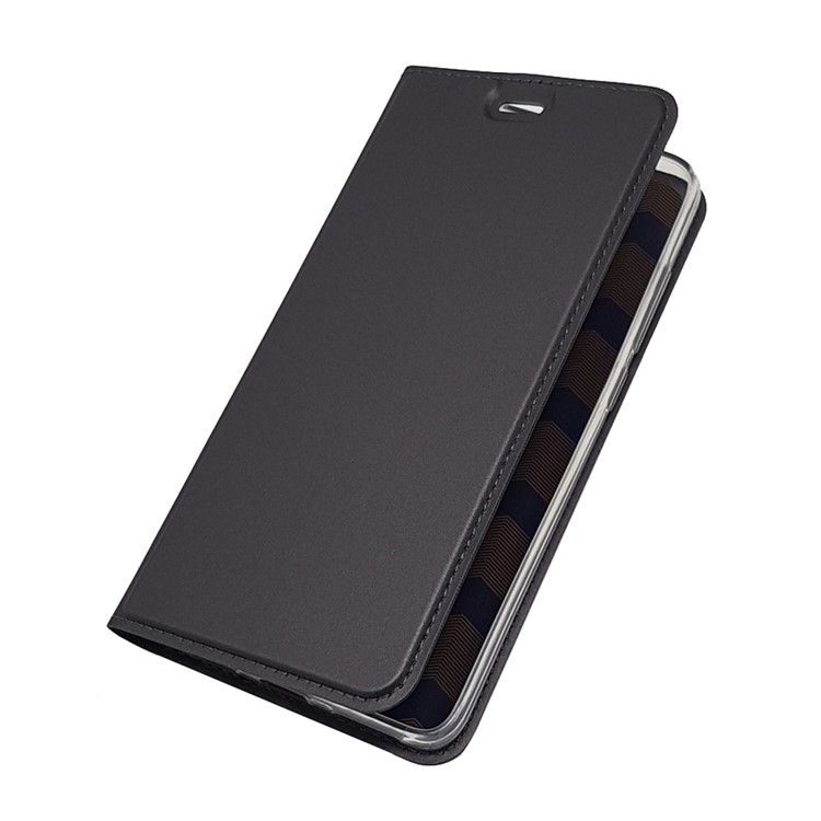 Magnetischer Adsorbierter Lederner Kartenhalterkasten Für Xiaomi Redmi Anmerkung 4 - Schwarz-7