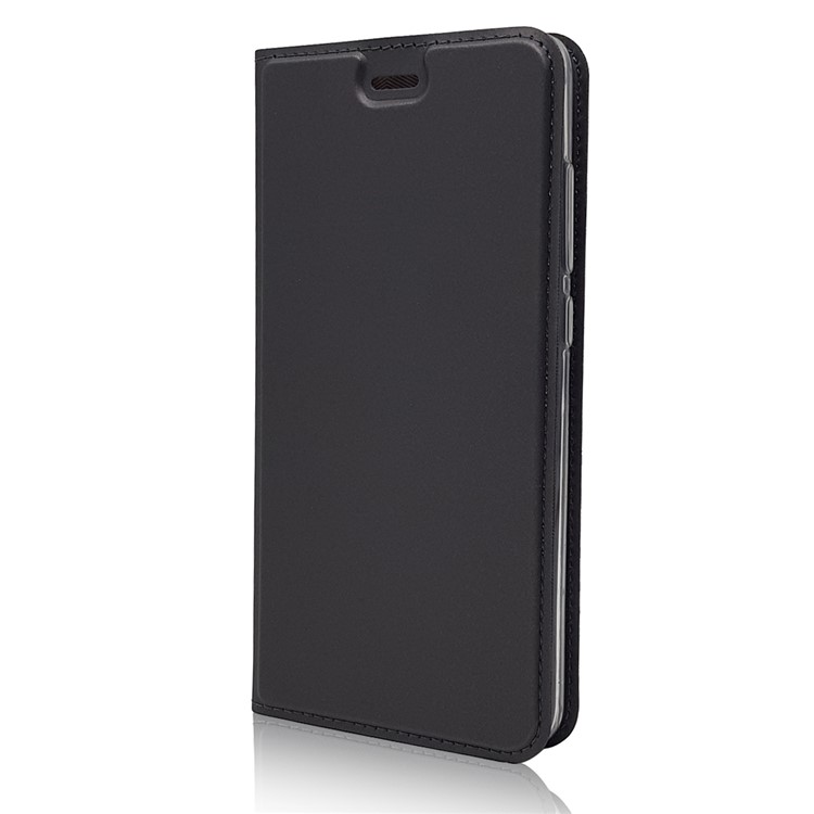 Magnetischer Adsorbierter Lederner Kartenhalterkasten Für Xiaomi Redmi Anmerkung 4 - Schwarz-8