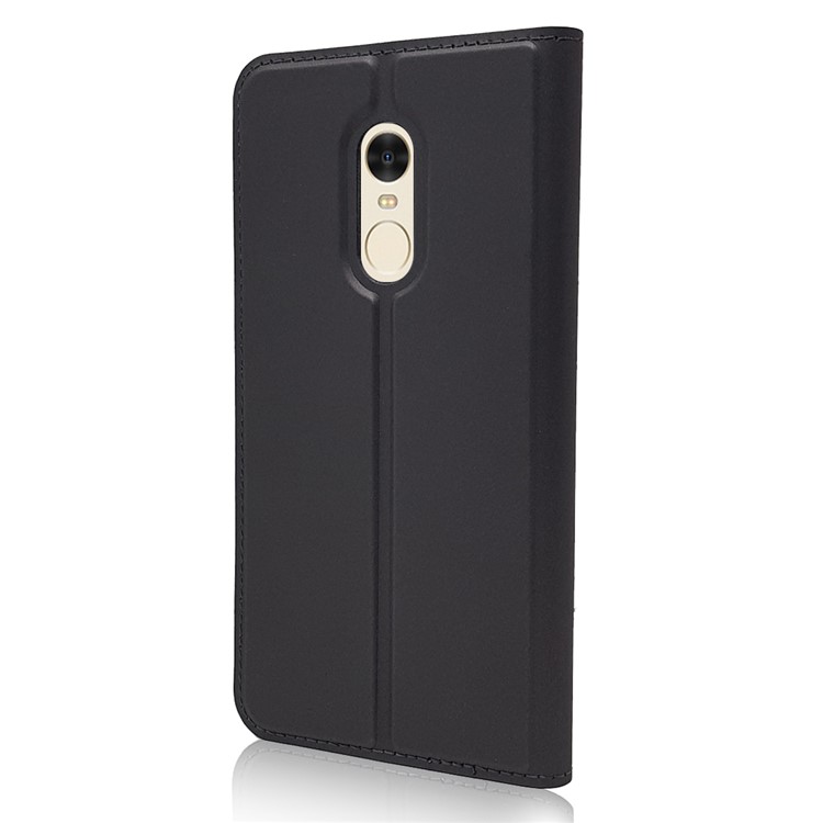 Magnetischer Adsorbierter Lederner Kartenhalterkasten Für Xiaomi Redmi Anmerkung 4 - Schwarz-9