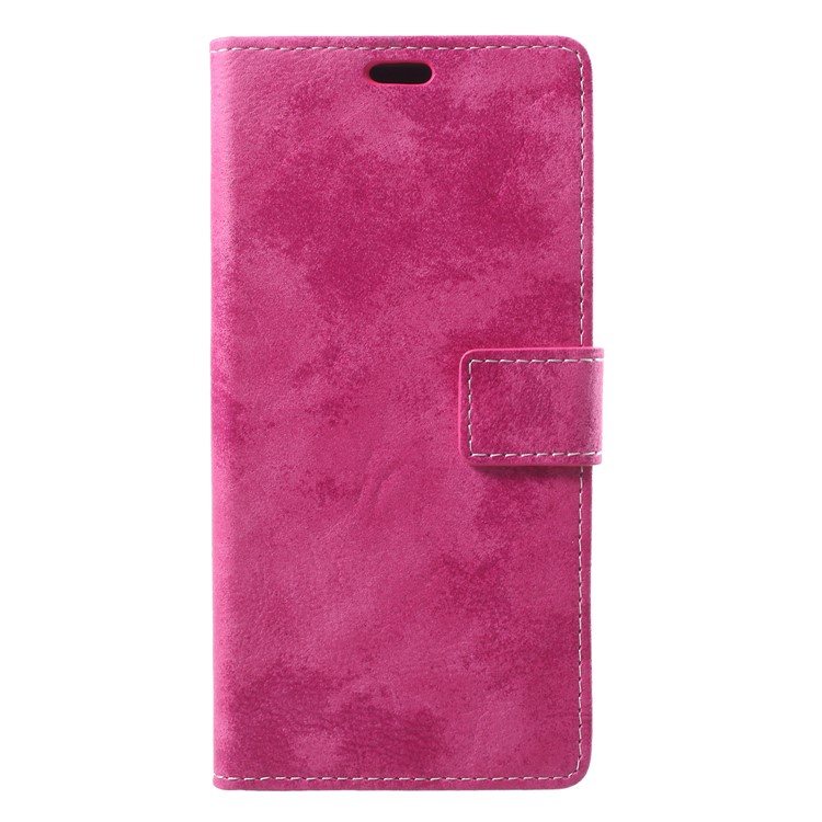 Vintage Style Wallet PU Leather Stand Case for Xiaomi Redmi Note 5 Pro (Dual Camera) / Redmi Note 5 (China) / Mi 6x - Rose-3