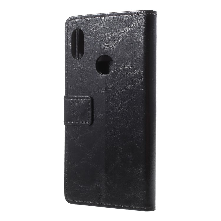 Crazy Horse PU Leather Wallet Case for Xiaomi Redmi Note 5 Pro (Dual Camera) / Redmi Note 5 (China) / Mi 6x - Black-2