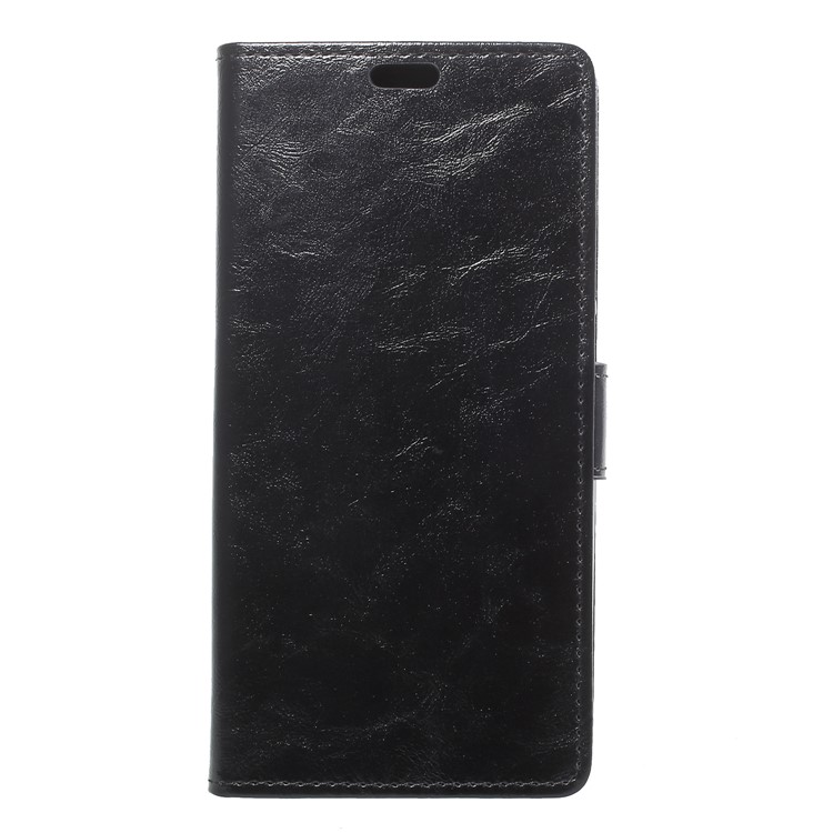 Crazy Horse PU Leather Wallet Case for Xiaomi Redmi Note 5 Pro (Dual Camera) / Redmi Note 5 (China) / Mi 6x - Black-3