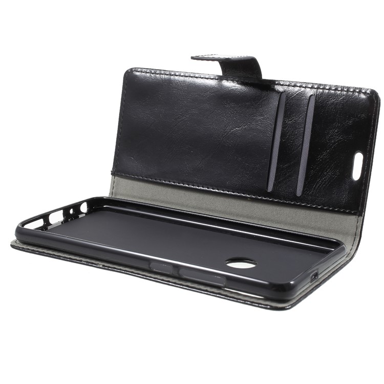 Crazy Horse PU Leather Wallet Case for Xiaomi Redmi Note 5 Pro (Dual Camera) / Redmi Note 5 (China) / Mi 6x - Black-7