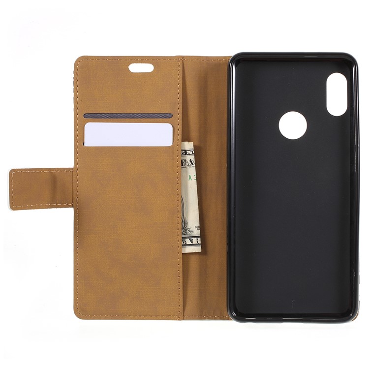 Patterned Leather Wallet Casing Cover for Xiaomi Redmi Note 5 Pro (Dual Camera) / Redmi Note 5 (China) - Eiffel Tower and Quill-6