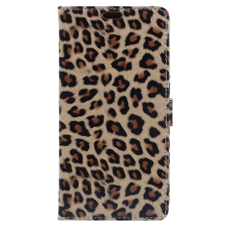 Leopard Pattern Wallet Stand Leather Mobile Case for Xiaomi Redmi Note 5 Pro (Dual Camera) / Redmi Note 5 (China) / Mi 6x-3
