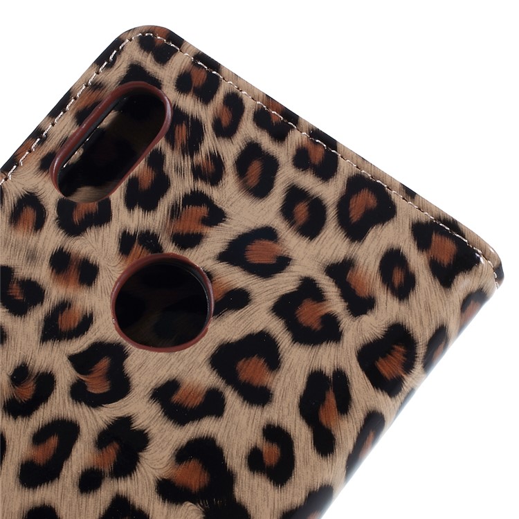 Leopard Pattern Wallet Stand Leather Mobile Case for Xiaomi Redmi Note 5 Pro (Dual Camera) / Redmi Note 5 (China) / Mi 6x-5