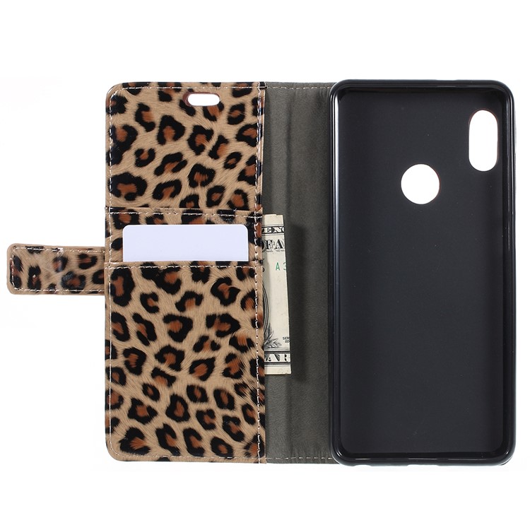 Leopard Pattern Wallet Stand Leather Mobile Case for Xiaomi Redmi Note 5 Pro (Dual Camera) / Redmi Note 5 (China) / Mi 6x-8