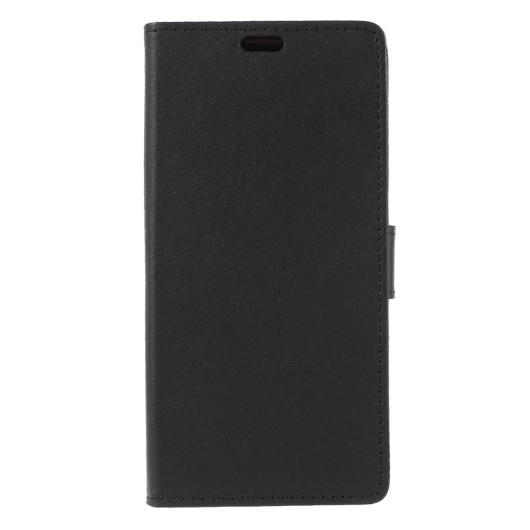 PU Leather Flip Wallet Stand Case for Xiaomi Redmi Note 5 Pro (Dual Camera) / Redmi Note 5 (China) - Black-3