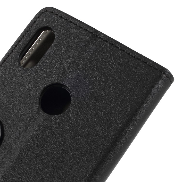 PU Leather Flip Wallet Stand Case for Xiaomi Redmi Note 5 Pro (Dual Camera) / Redmi Note 5 (China) - Black-8