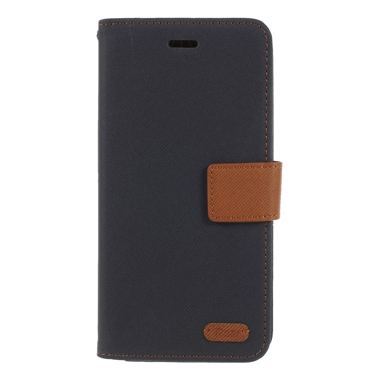 ROAR KOREA Twill Leather Wallet Case for Xiaomi Redmi Note 5A Prime / Redmi Y1 (India) - Black-3
