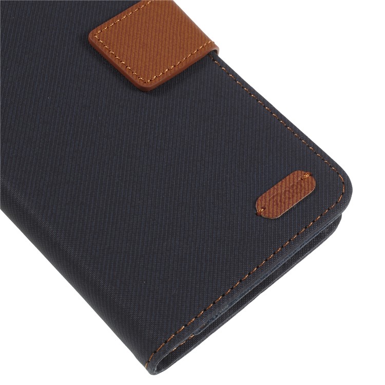 ROAR KOREA Twill Leather Wallet Case for Xiaomi Redmi Note 5A Prime / Redmi Y1 (India) - Black-7
