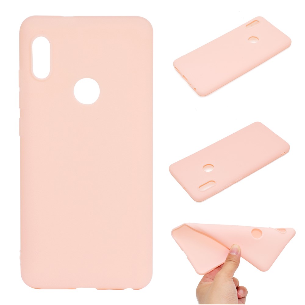 Soft TPU Cell Phone Case for Xiaomi Mi A2 / Mi 6X - Pink-1