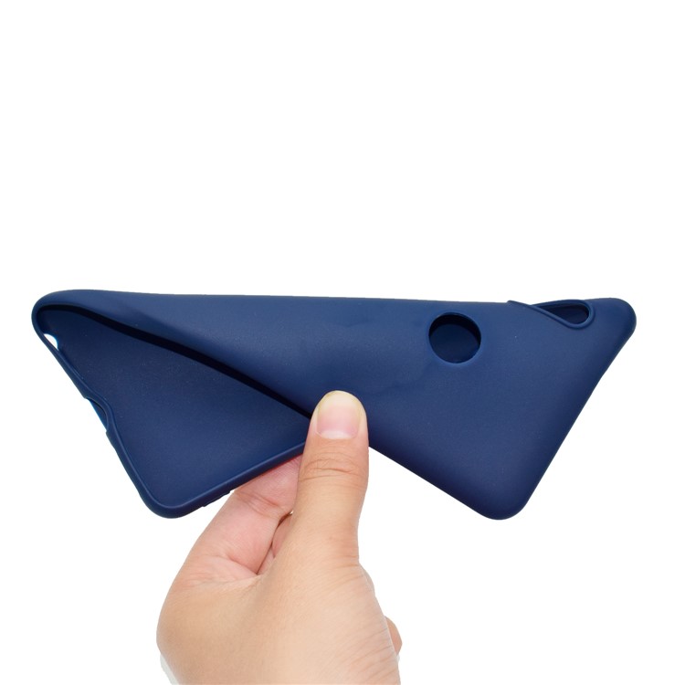 Soft TPU Case Phone Cover for Xiaomi Mi A2 / Mi 6X - Dark Blue-6