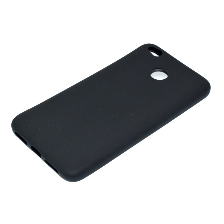 Soft Frosted TPU Cell Phone Case for Xiaomi Redmi 4X - Black-3