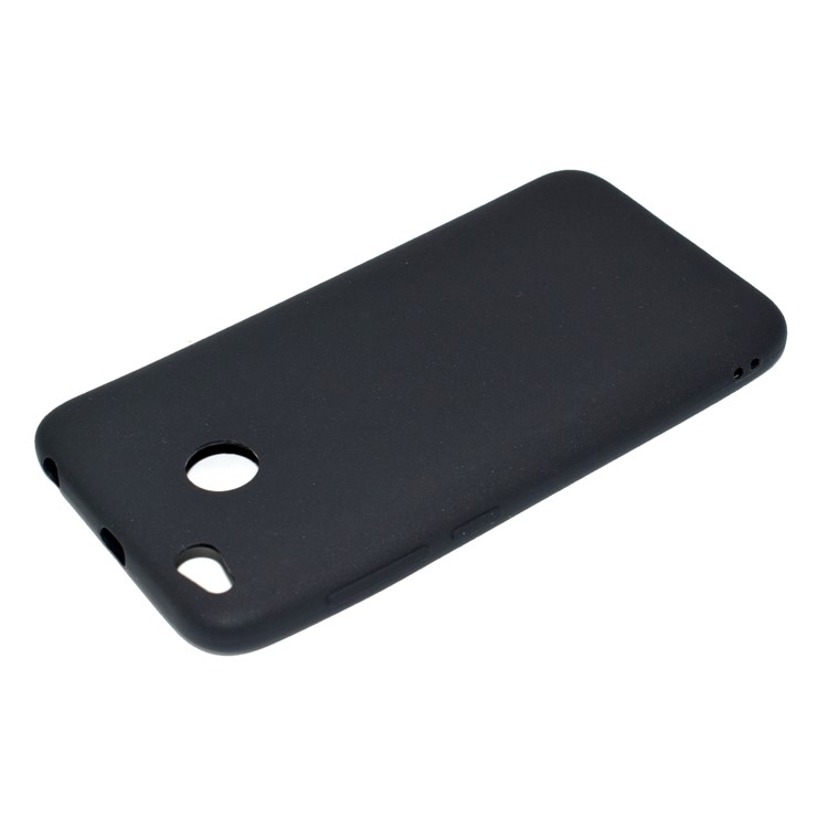 Soft Frosted TPU Cell Phone Case for Xiaomi Redmi 4X - Black-4