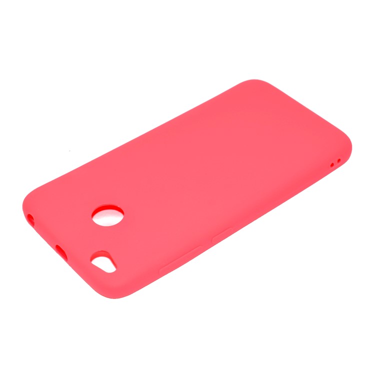 Soft Frosted TPU Cell Phone Casing for Xiaomi Redmi 4X - Red-4