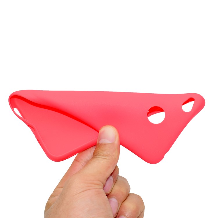 Soft Frosted TPU Cell Phone Casing for Xiaomi Redmi 4X - Red-6