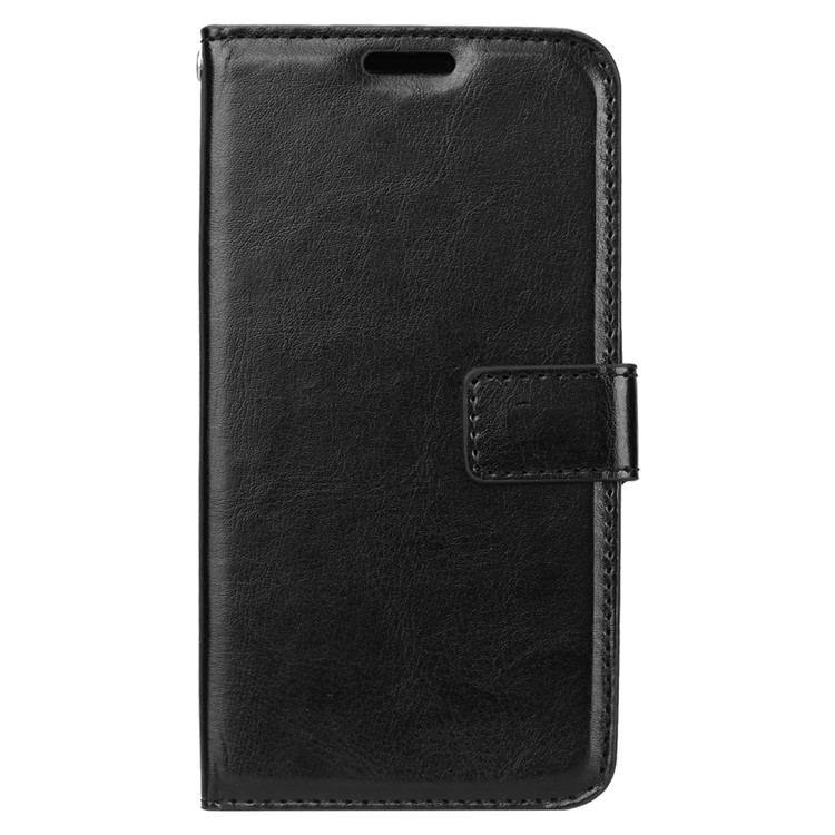 Crazy Horse Texture Wallet Stand Leather Phone Case for Xiaomi Redmi 5A - Black-2