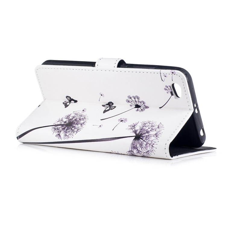 Embossed Pattern PU Leather Wallet Stand Phone Case for Xiaomi Redmi Note 5A / Redmi Y1 Lite (India) - Dandelions and Lovers-5