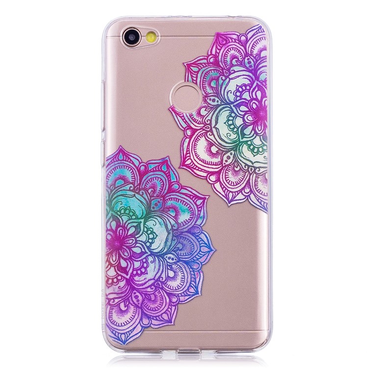 Embossment Modelado TPU Tampa Da Caixa Do Telefone Móvel Para Xiaomi Redmi Note 5A Prime / Redmi Y1 - Mandala-2