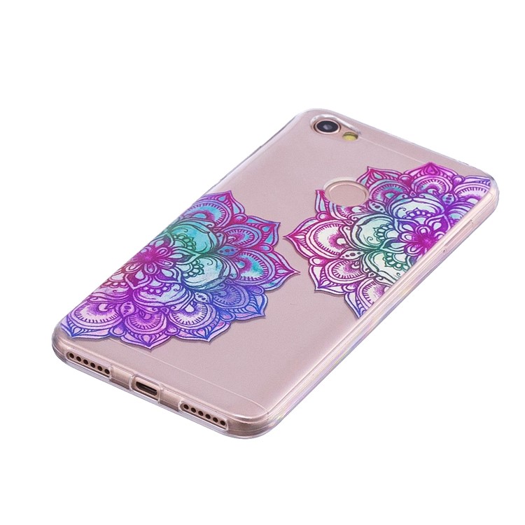Embossment Modelado TPU Tampa Da Caixa Do Telefone Móvel Para Xiaomi Redmi Note 5A Prime / Redmi Y1 - Mandala-3