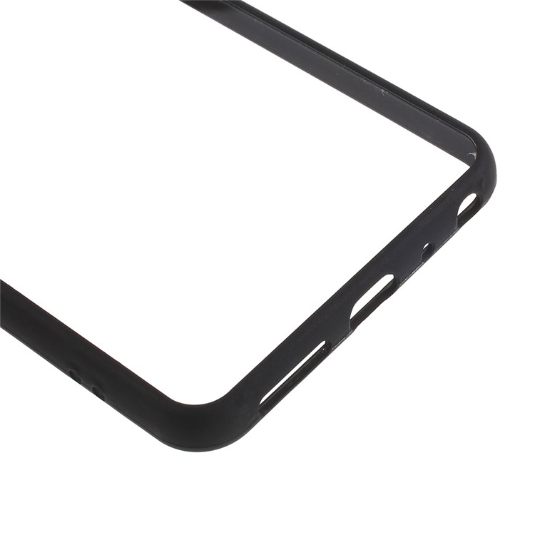 Silicone Frame + Transparent Acrylic Combo Mobile Shell for Xiaomi Redmi Note 5 Pro (Dual Camera) / Redmi Note 5 (China) / Mi 6X - Black-4