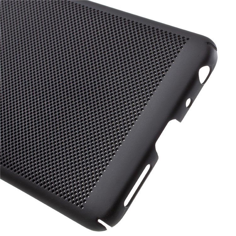 Rubberized Hollow Mesh Heat Dissipation PC Case for Xiaomi Redmi Note 5 Pro (Dual Camera) / Redmi Note 5 (China) / Mi 6x - Black-4