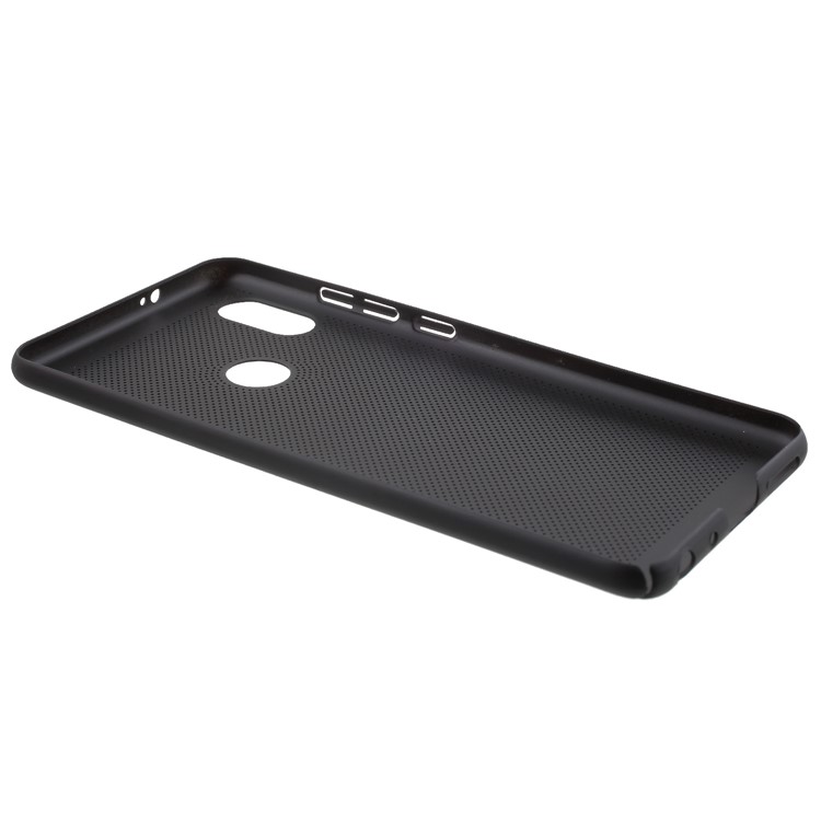 Rubberized Hollow Mesh Heat Dissipation PC Case for Xiaomi Redmi Note 5 Pro (Dual Camera) / Redmi Note 5 (China) / Mi 6x - Black-6
