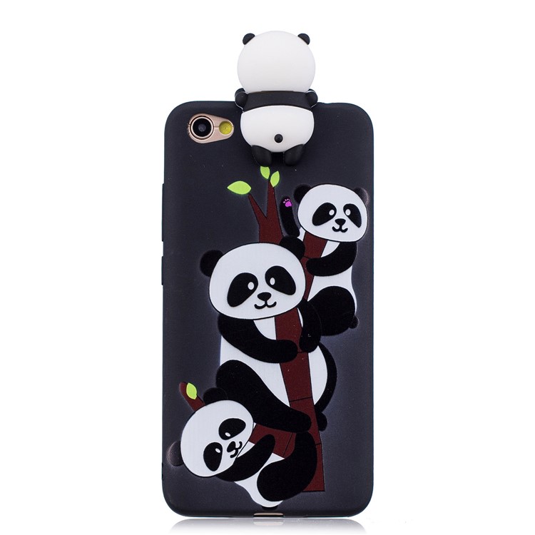 3D Cute Doll Pattern Printing TPU Case for Xiaomi Redmi Note 5A/Redmi Y1 Lite - Lovely Pandas-3