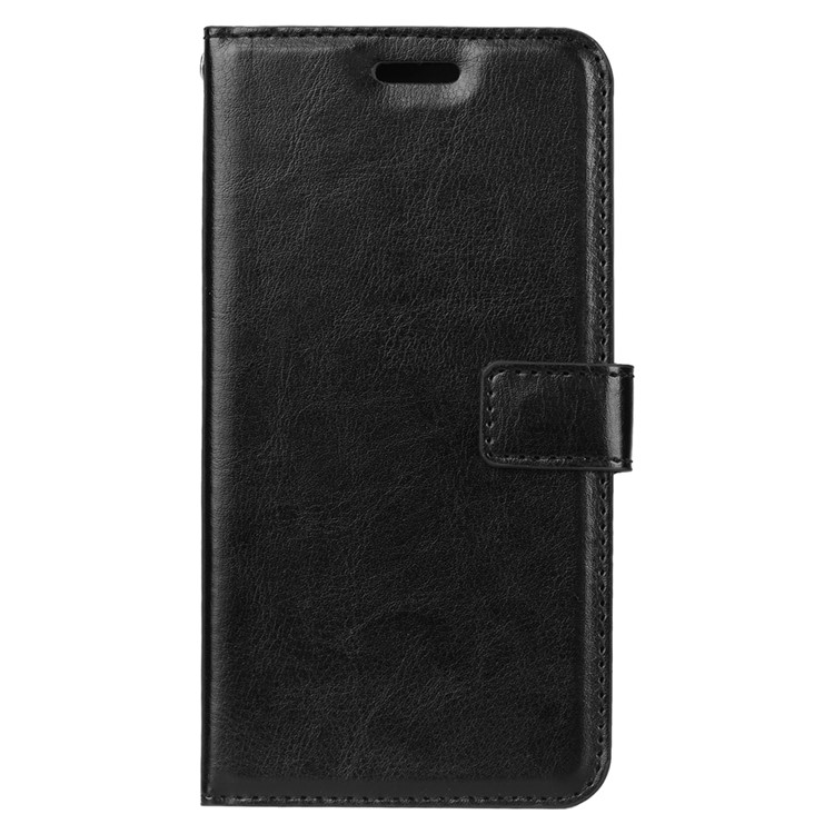 Crazy Horse Texture Wallet Stand Leather Case for Xiaomi Redmi Note 5A Prime / Redmi Y1 (India) - Black-2