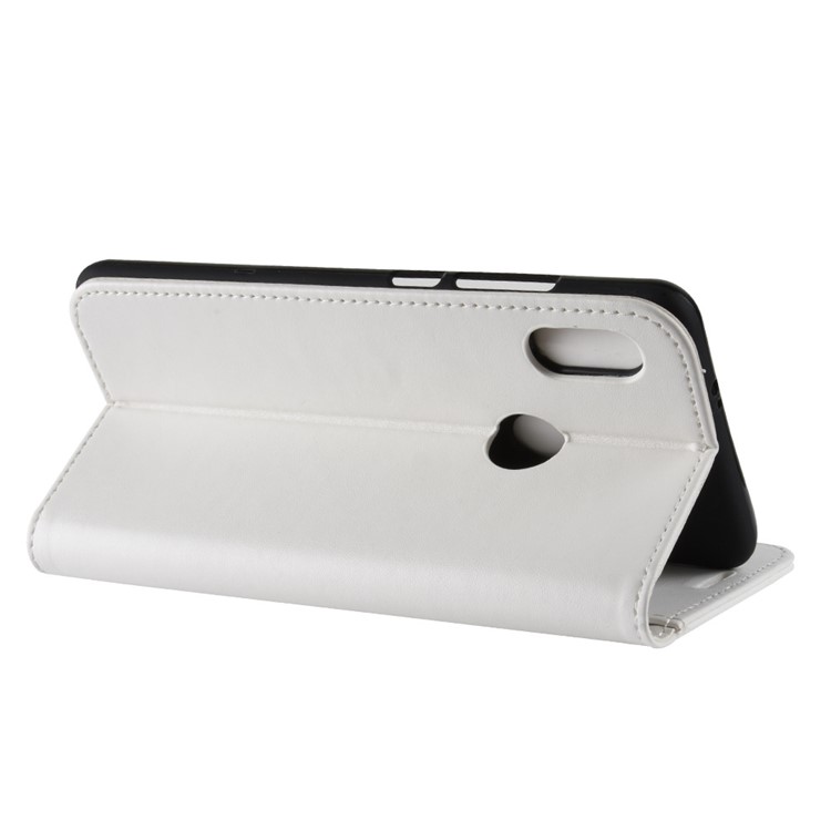 Crazy Horse Texture Wallet Stand Capa Móvel De Couro Para Xiaomi Redmi Nota 5 Pro (câmera Dupla) / Redmi Note 5 (china) - Branco-7