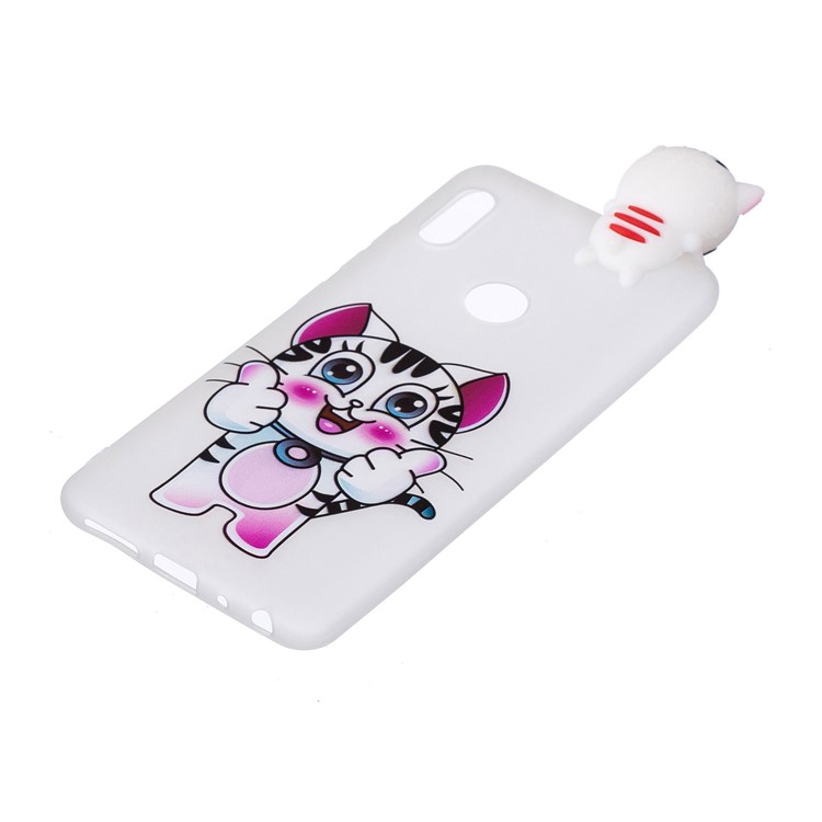 3D Cute Doll Pattern Printing TPU Back Case for Xiaomi Mi A2 / Mi 6X - Tiger-3