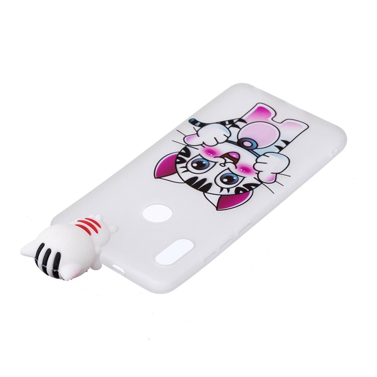 3D Cute Doll Pattern Printing TPU Back Case for Xiaomi Mi A2 / Mi 6X - Tiger-4