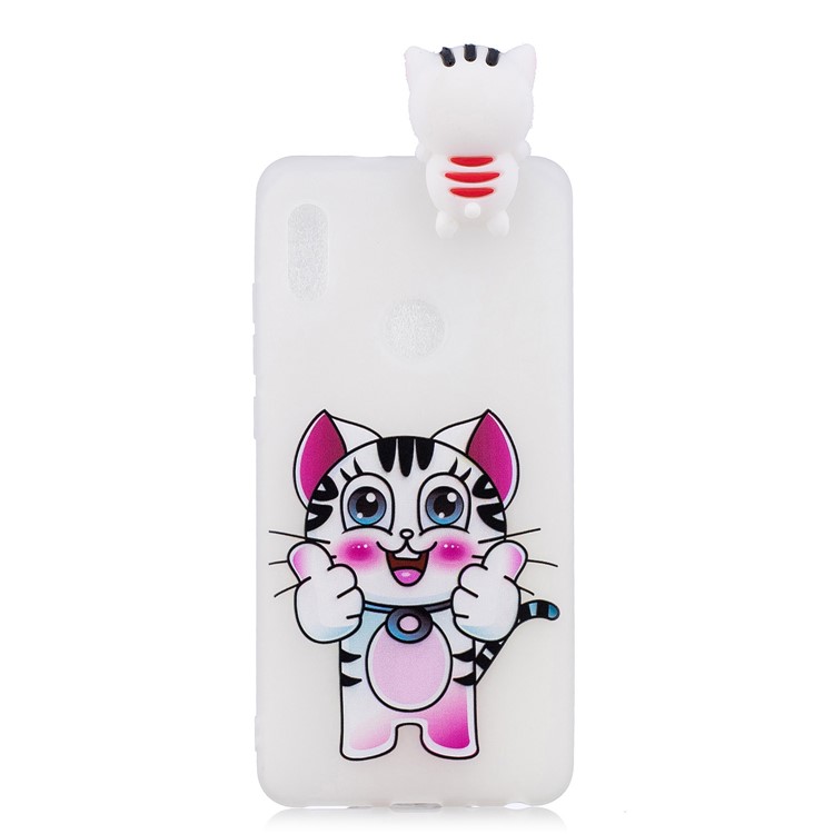 3D Cute Doll Pattern Printing TPU Back Case for Xiaomi Mi A2 / Mi 6X - Tiger-5